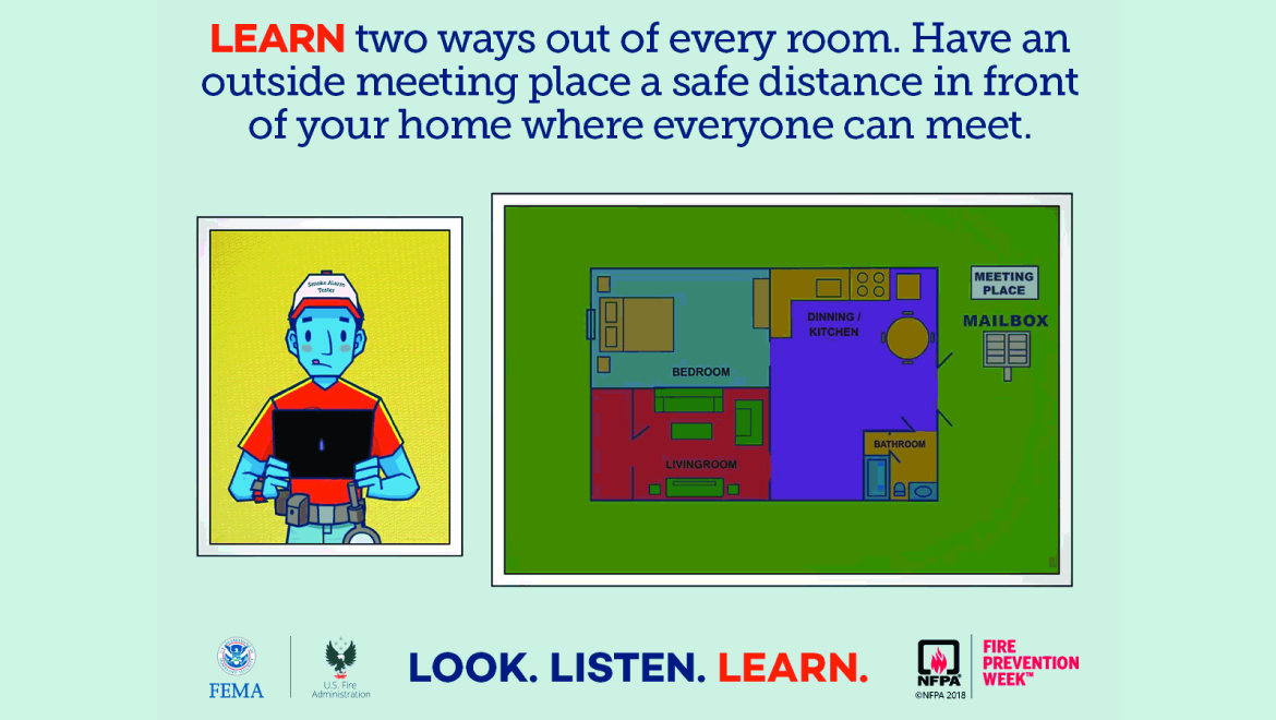 Fire Prevention Week: LEARN – Home escape what you need to know and do!