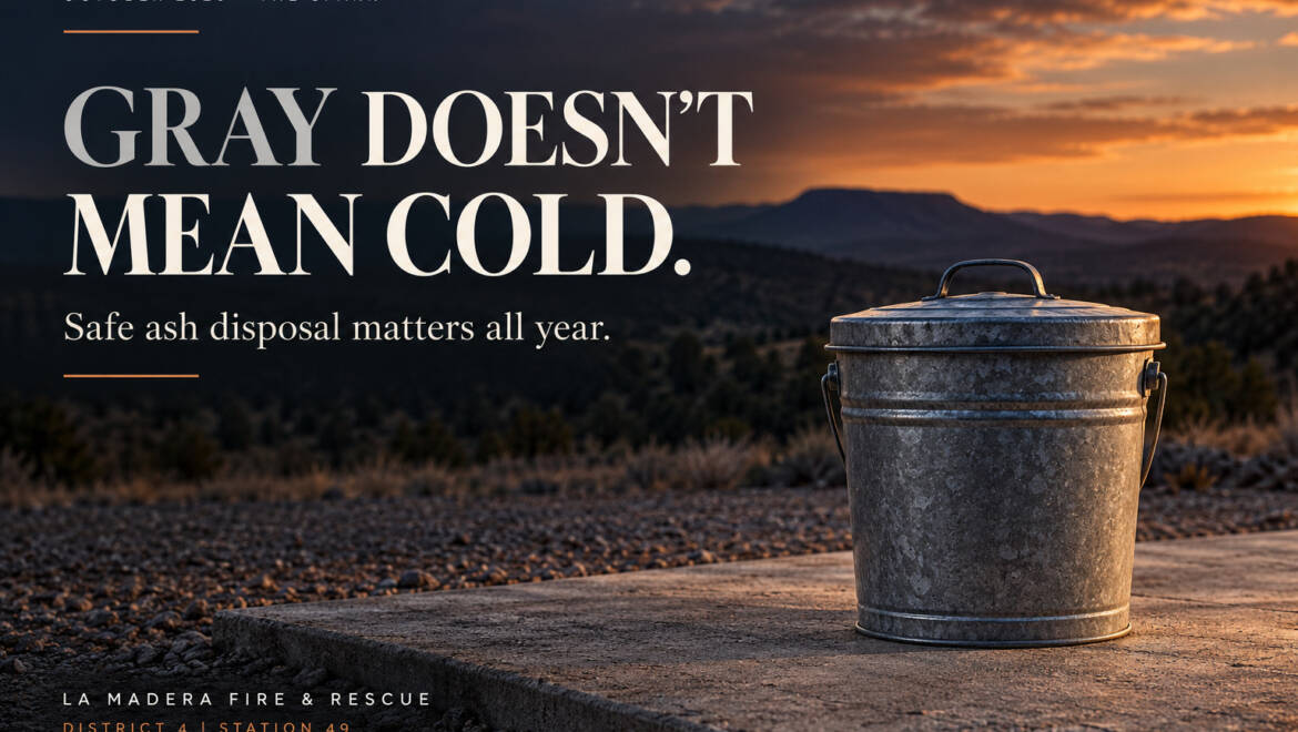 Gray Doesn’t Mean Cold: October’s Spark Bulletin on Safe Ash Disposal