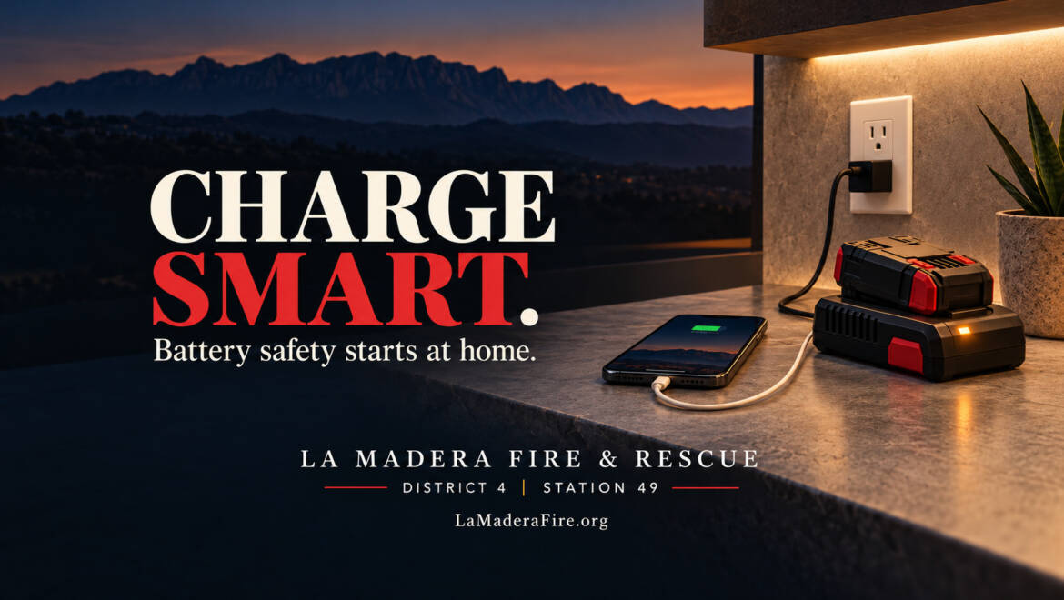 Charge Smart: Battery Safety at Home